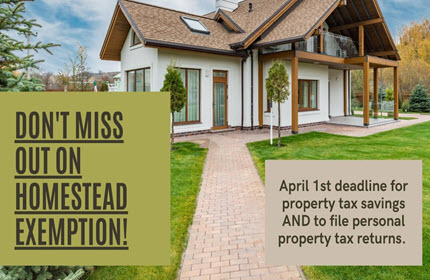 White House with Brown Roof and descriptive text