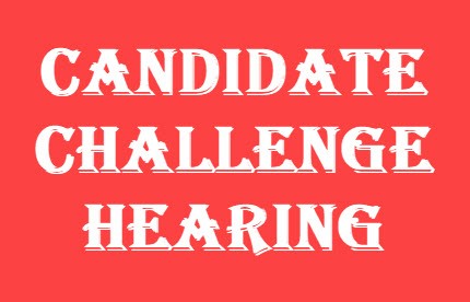 Red Background White Letters 